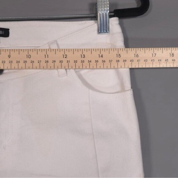 SACHIN & BABI Women’s White Jeans Red Ankle Mesh Detail 515P17-521 Size 6‎ - Picture 7 of 14